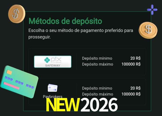 O cassino NEW2026 oferece uma grande variedade de métodos de pagamento