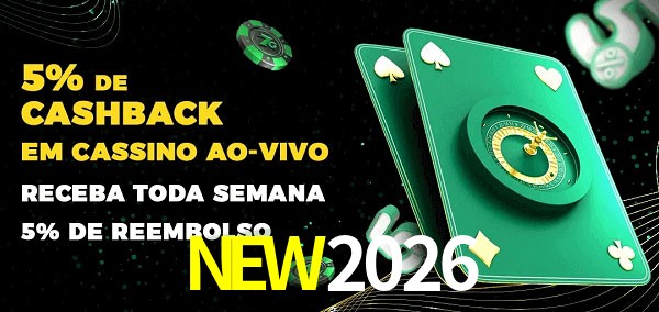 Promoções do cassino ao Vivo NEW2026